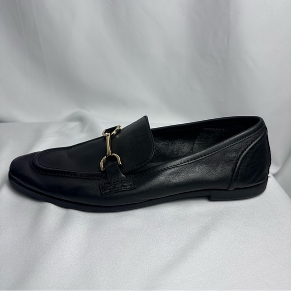 Zara Women’s Black Leather Loafers size 10/40 - Picture 12 of 16